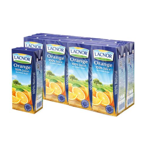 Lacnor Orange Juice 8 x 180ml