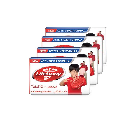 Lifebuoy Soap Total 10 Red 4 x 160g