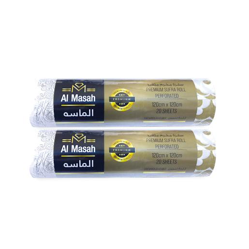 Al Masah Premium Sufra Roll 120 x 120cm 20 Sheets