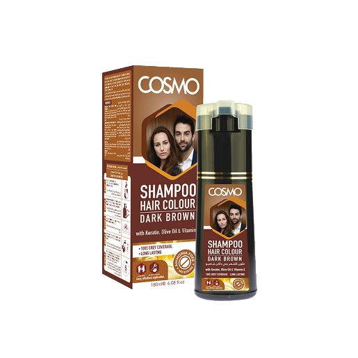 Cosmo Hair Color Shampoo Dark Brown 180ml