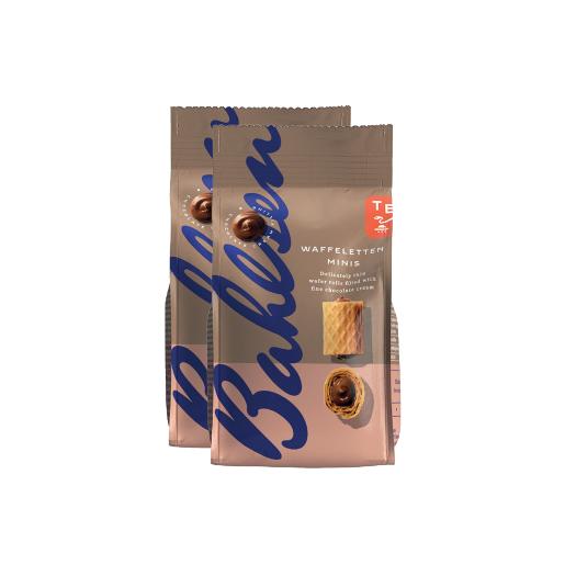 Bahlsen Waffeletten Minis Chocolate Cream 2 x 75g