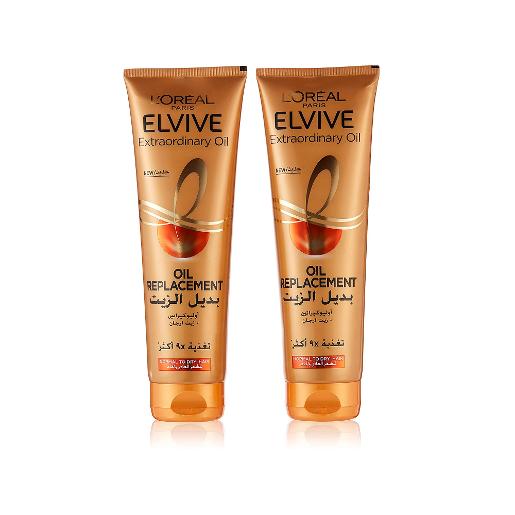 Loreal Elvive Oil Replacement Normal To Dry Hair 2 x 300ml