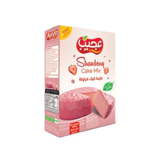 Ajeeb Cake Mix Strawberry 500gm