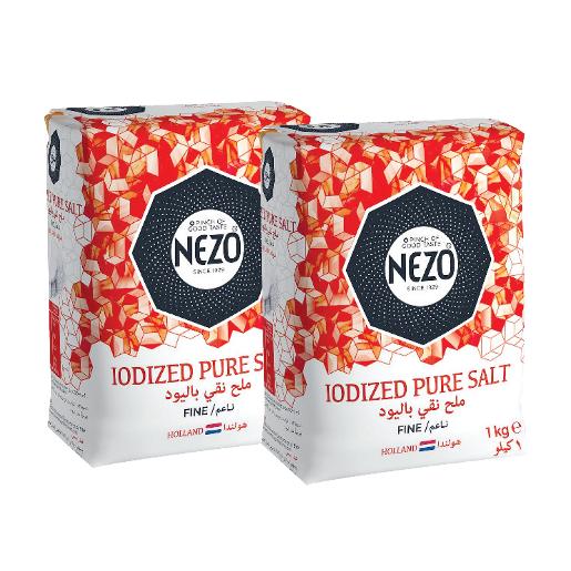 Nezo Iodized Salt Red 2 x 1kg