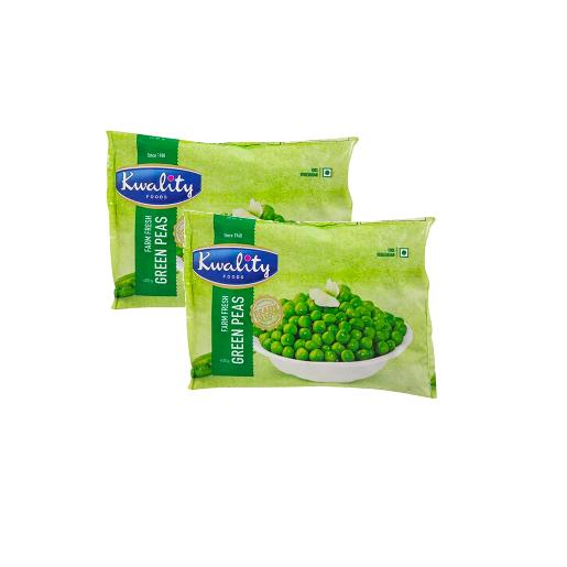 Kwality Frozen Green Peas 2 x 400g