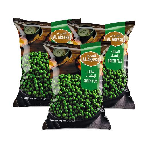 Al Areesh Green Peas 3 x 400g
