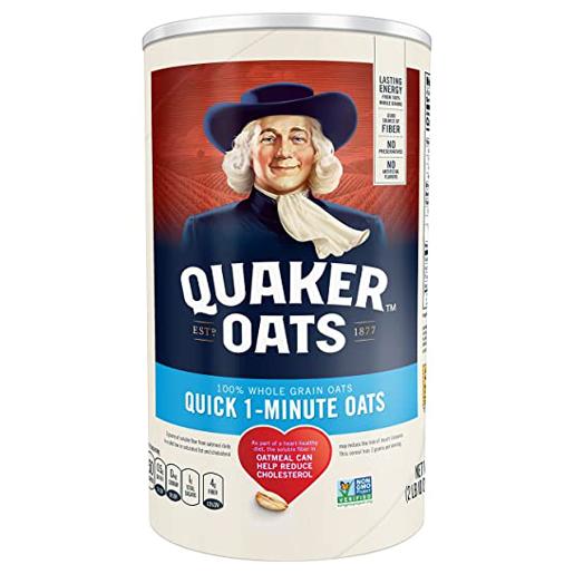 Quaker Oats Whole Grain Quick 1-Minte 1.19kg