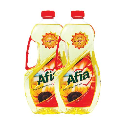 Afia Sunflower Oil 2 x 1.5Ltr