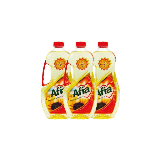 Afia Sunflower Oil 3 x 1.5Ltr