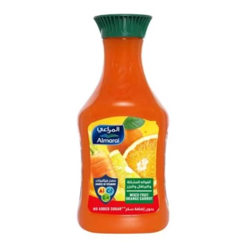 Almarai Mixed Fruit Orange Carrot Premium juice without added sugar 1.4 ltr