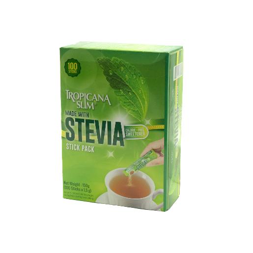 Tropicana Slim Calorie Free Sweetener Stevia Stick 100pcs