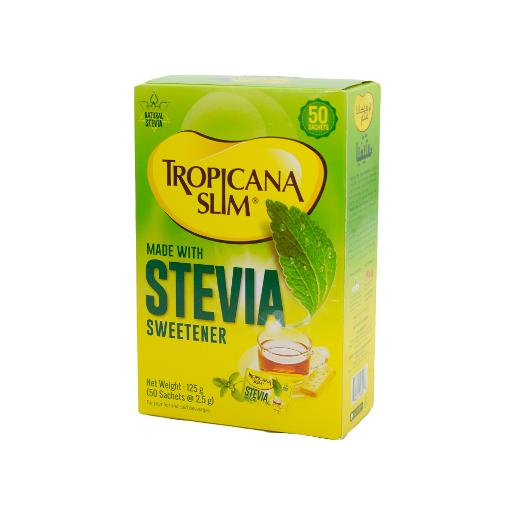 Tropicana Slim Stevia Sweetener Sachets 50 pc