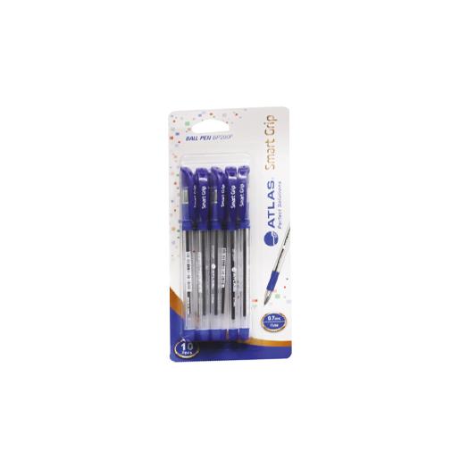 Atlas Blue Pen Smart Grip 0.7mm 10pcs