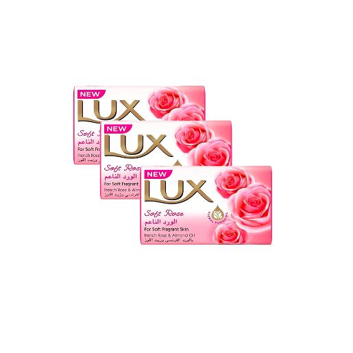 Lux Soap Soft Rose 3 x 75g