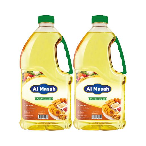 Al Masah Cooking Oil 1.5Ltr × 2pc