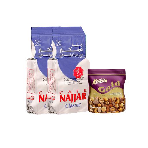 Najjar Coffee Plain 200gm × 2pc + Kri Nuts 125gm