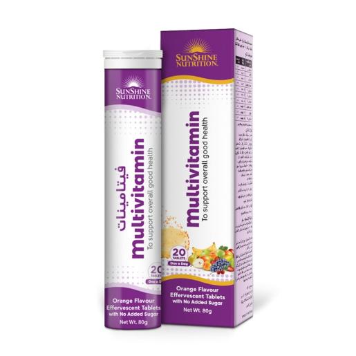 Sunshine Nutrition Multi Vitamin Orange Tablet 20pc