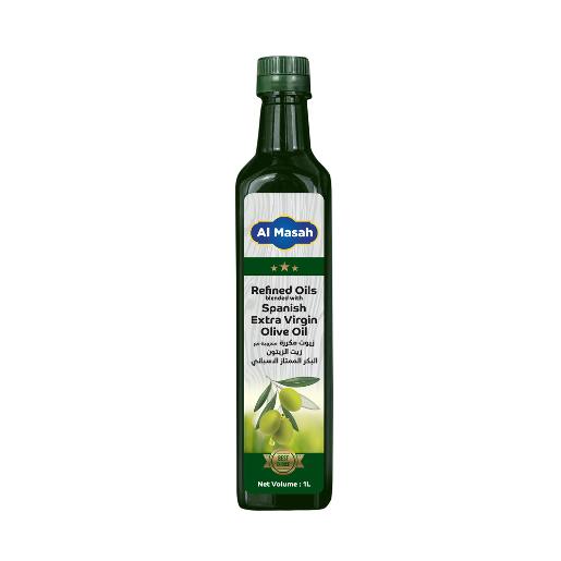 Al Masah Extra Virgin Olive Oil Blend 1 Ltr