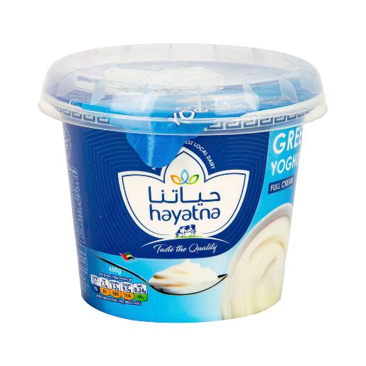 Hayatna Greek Yoghurt Full Cream 450gm