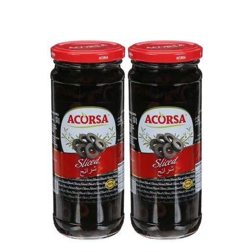 Acorsa Black Olives Sliced 470gm × 2pc