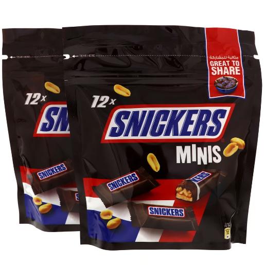 Snickers Chocolate Mini 180gm × 2pc