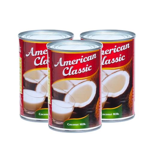 American Classic Coconut Milk 400ml × 3pc