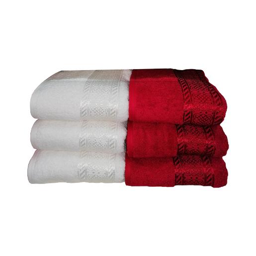 Style Bath Towel Luxe Red 70cm x140cm