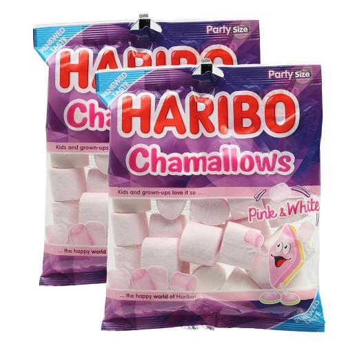 Haribo Marshmallow Pink & White 150gm × 2pc