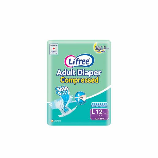 Lifree Adult Diapers Large 12's