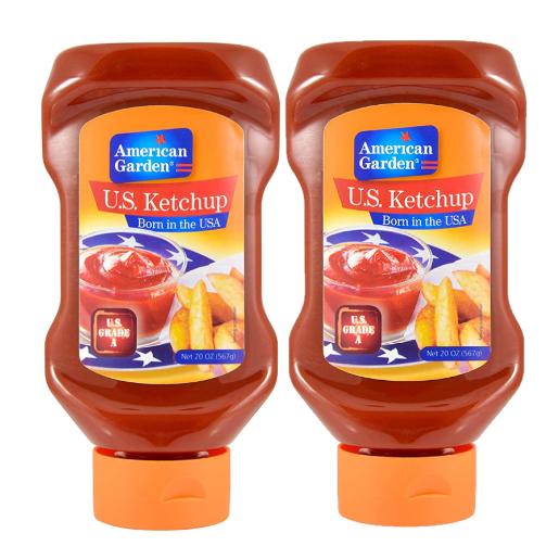 American Garden Tomto Ketchup Squeze 20Oz × 2pc