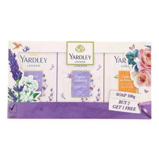 Yardley Soap Assorted 100gm × 3pc