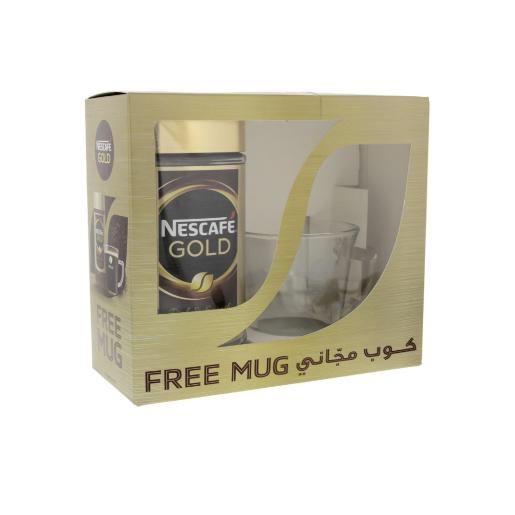Nescafe Gold Coffee 190gm + Mug Free