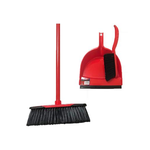 Sirocco Broom + Dustpan With Brush