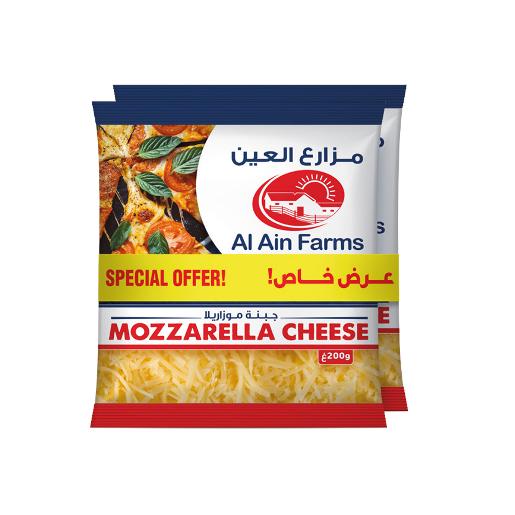 Al Ain Farms Mozzarella Cheese 200gm × 2pc