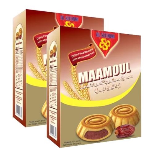 Al Seedawi Mamoul packet 16pc x 21gm × 2Box