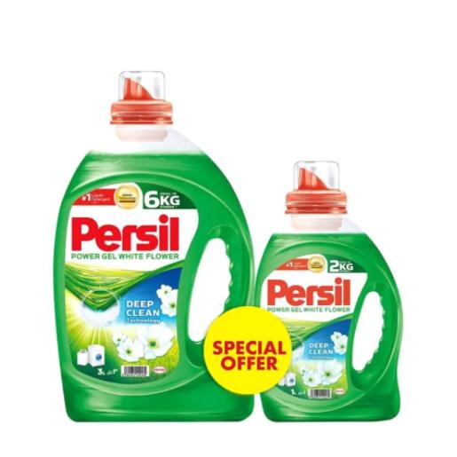 Persil detergent Power Gel Green  Low Foam 2.9Ltr +1Ltr