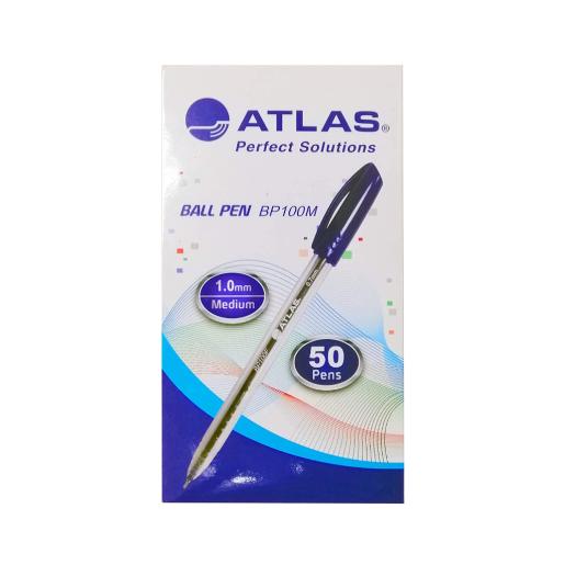 Atlas Ball Pen 1.0mm Medium Pack Blue