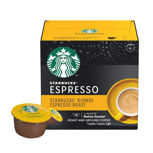 Starbucks Blonde Espresso Roast By Nescafé Dolce Gusto Coffee 66gm