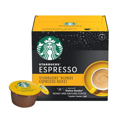 Starbucks Blonde Espresso Roast By Nescafé Dolce Gusto Coffee 53gm