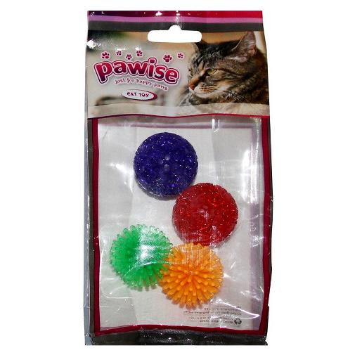 Pawise glitter ball 4pcs