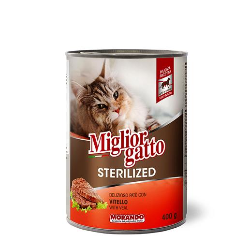 Miglior Gatto Sterilized Veal Cat Wet Food 400g