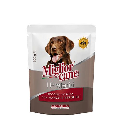 Miglior Dog Chunks in sauce with Beef and Vegetables 300G 12x1