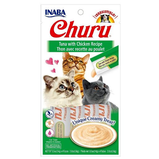 Inaba Churu Tuna With Chicken Recipe 56g