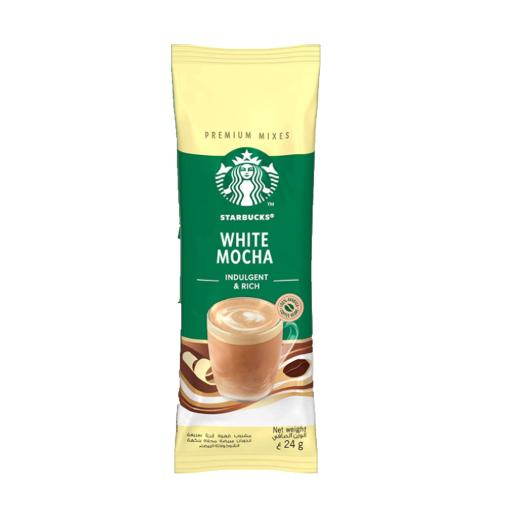 Starbucks White Mocha Coffee Indulgent Rich 24gm