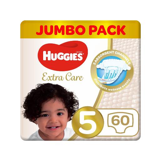 Huggies Extra Care Diaper Size 5 12-22kg 60pcs