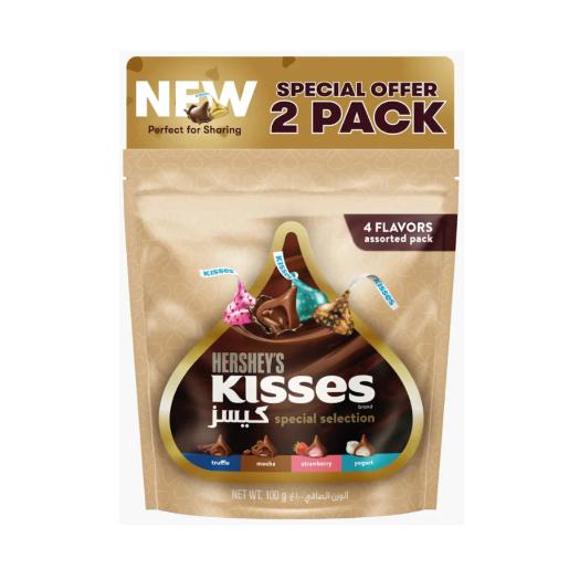 Hershey Kisses Special Selection Chocolate 100gm × 2pc