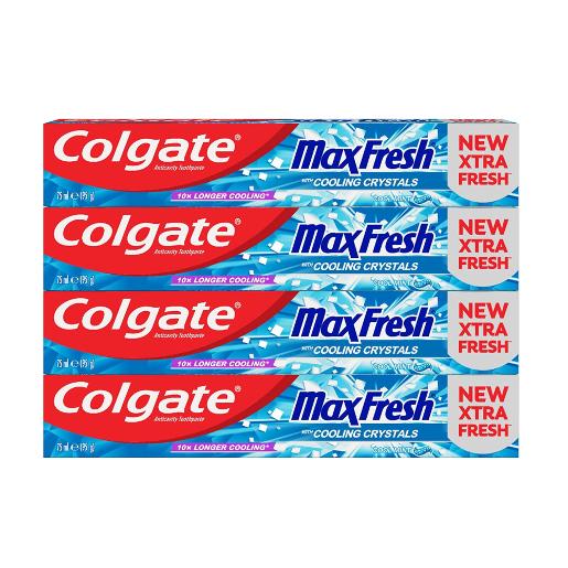 Colgate ToothPaste Max Fresh Cool Mint 75ml × 4pc