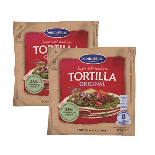 Santa Maria Original Soft Tortilla 320gm + 20% Extra