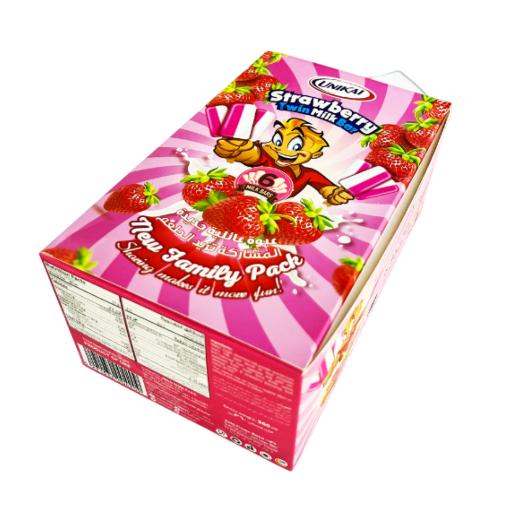 Unikai Ice Cream Lolly Strawbery 70ml × 6pc