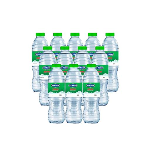 Al Masah Zero Sodium Drinking Water 500Ml x 12Pcs